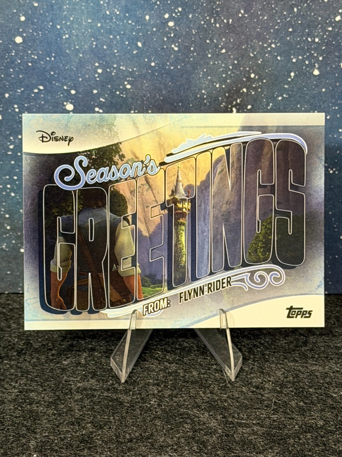 2025 Topps Disney Wonder Seasons Greetings #SG-7 Flynn Rider 💎