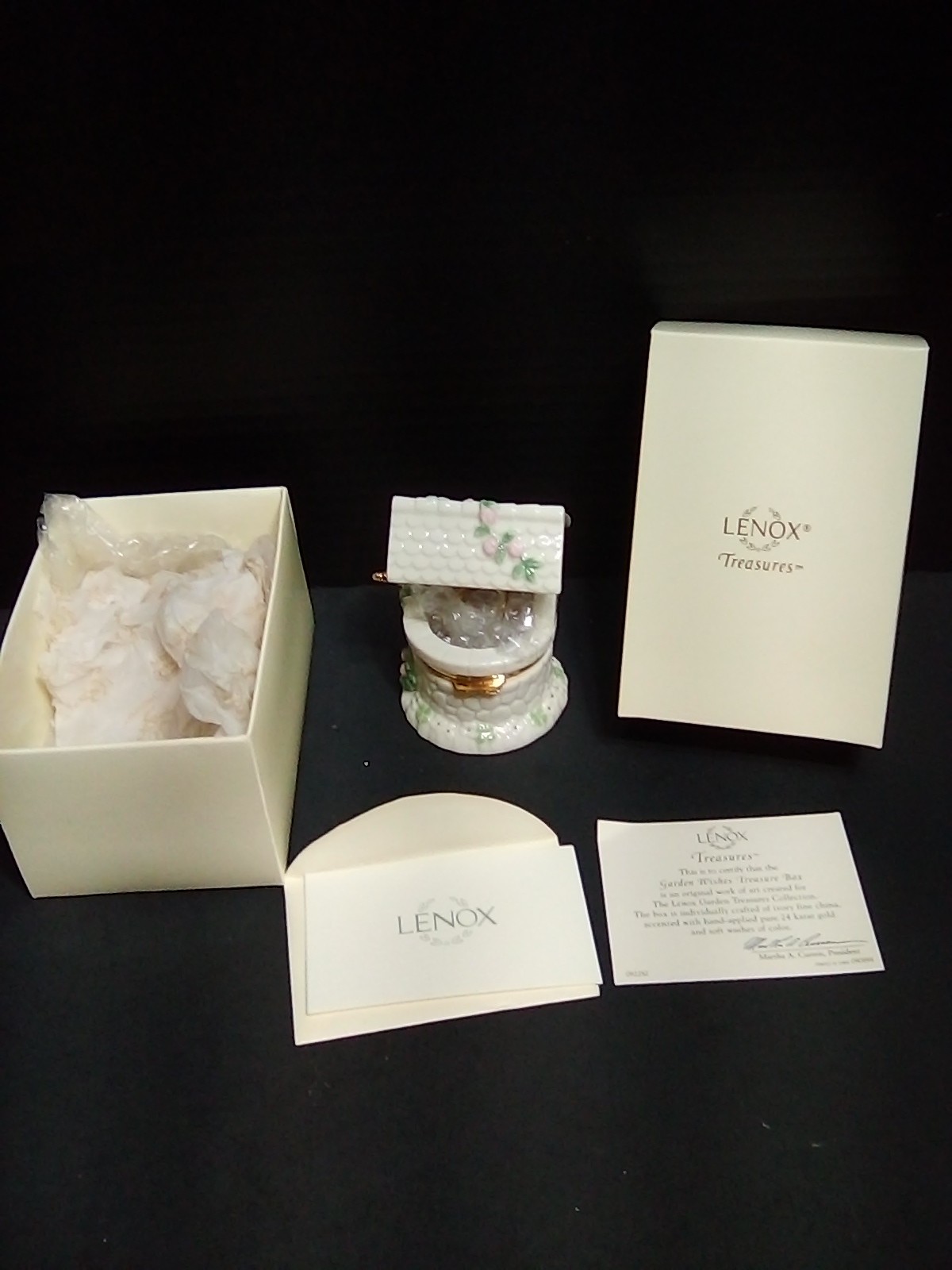 Lenox Treasures "Garden Wishes" Treasure Box 
