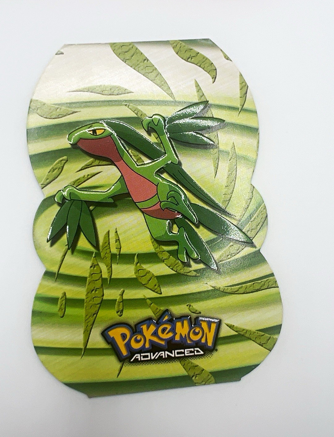 2003 Topps Pokémon Advanced Grovyle Embossed Evolution Die-Cut Card #2/18 2003 Topps Pokémon Advanced Grovyle Embossed Evolution Die-Cut Card #2/18