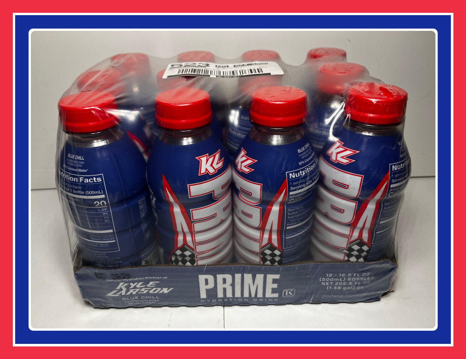 Prime Hydration Kyle Larson Case 12 Factory Sealed 16.9oz Bottles *HARD TO FIND* Prime Hydration Kyle Larson Case 12 Factory Sealed 16.9oz Bottles *HARD TO FIND*