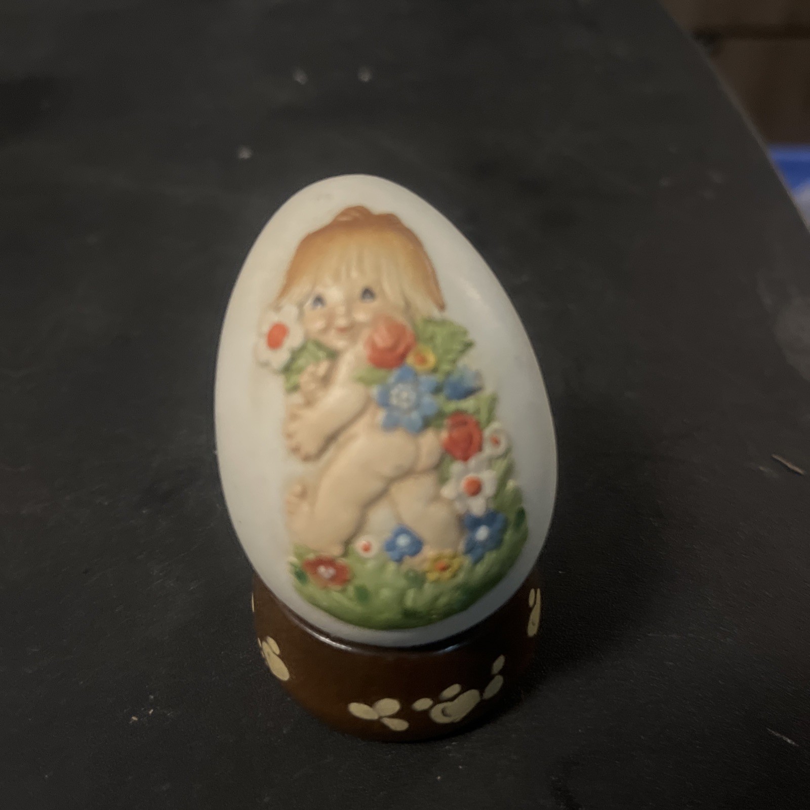 Anri Ferrandiz Flower Girl Italy Hand Painted Figurine Vintage Anri Ferrandiz Flower Girl Italy Hand Painted Figurine Vintage