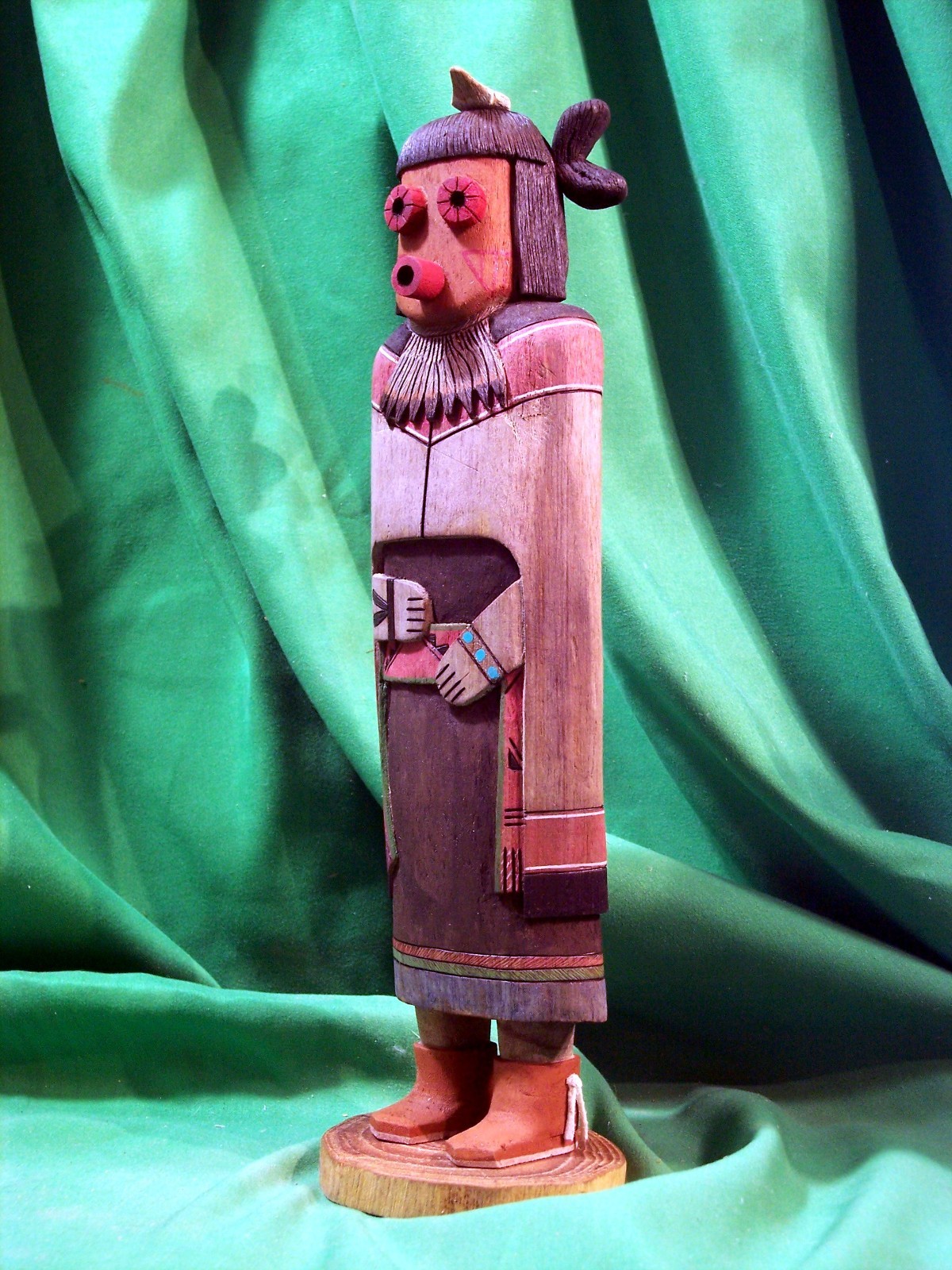 Hopi Kachina Doll - Masau'u Mana Kachina by Martin Dallas - Superb Hopi Kachina Doll - Masau'u Mana Kachina by Martin Dallas - Superb