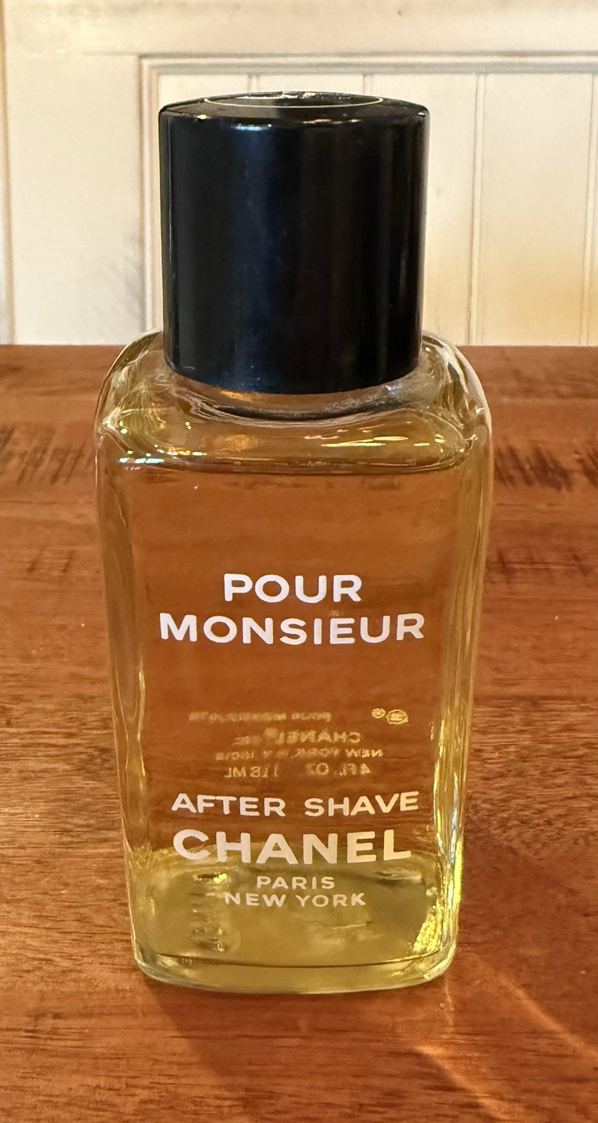VINTAGE POUR MONSIEUR AFTER SHAVE CHANEL PARIS NEW YORK 4 OZ VINTAGE POUR MONSIEUR AFTER SHAVE CHANEL PARIS NEW YORK 4 OZ
