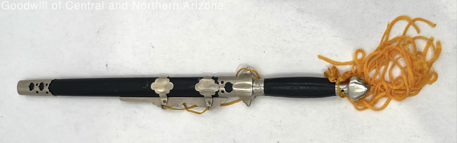 Replica Miniature Jian Sword Letter Opener w/case & Sequin Fan Replica Miniature Jian Sword Letter Opener w/case & Sequin Fan
