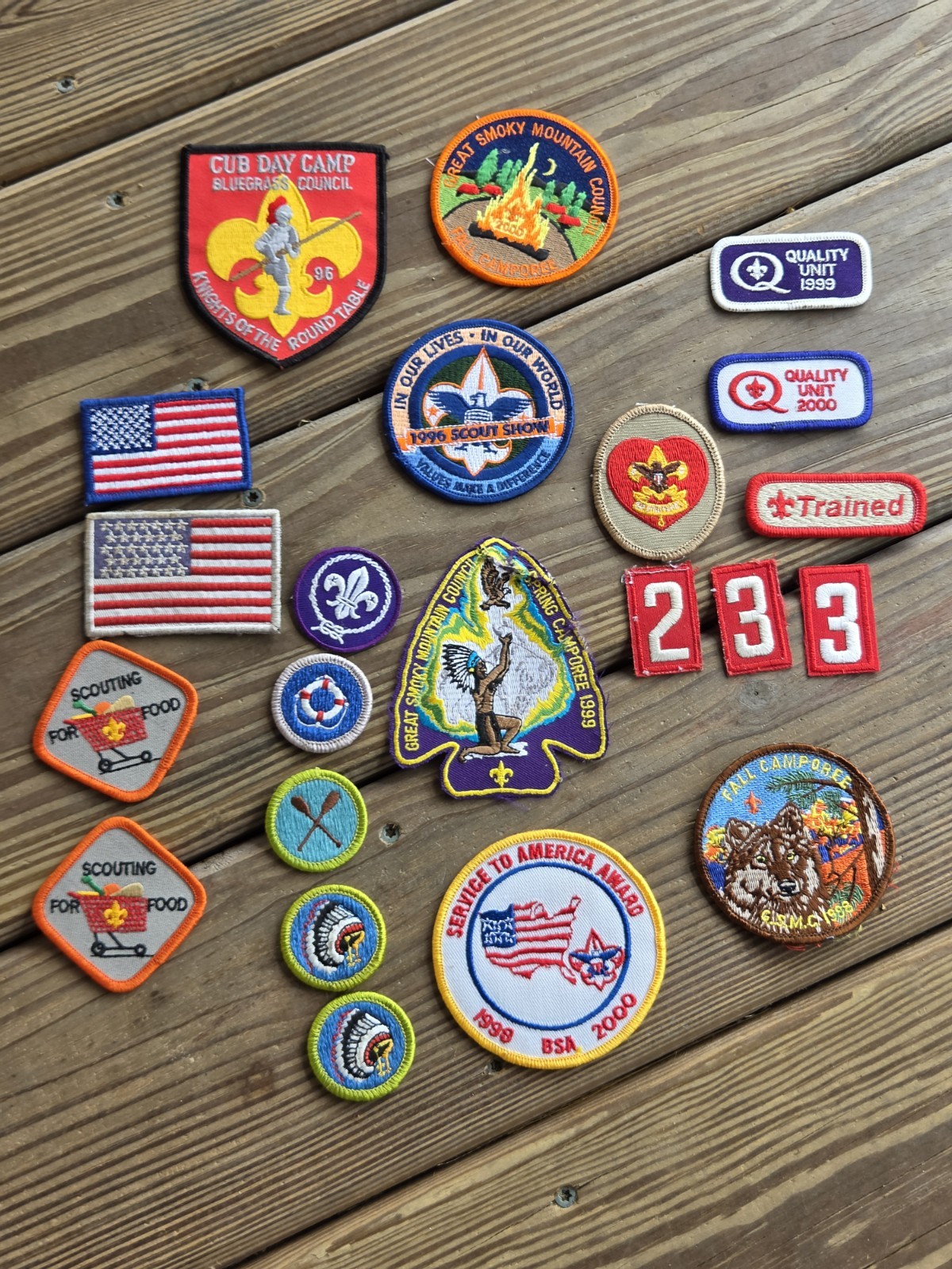 Vintage 1990s Boy Scouts of America (BSA) Patch Lot - 22 Pieces Vintage 1990s Boy Scouts of America (BSA) Patch Lot - 22 Pieces