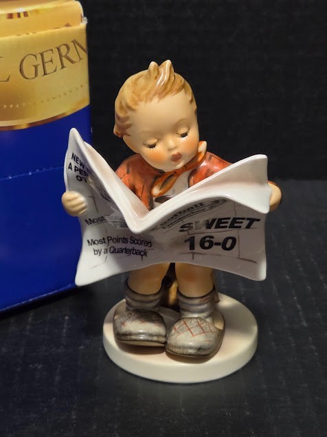 Goebel Hummel 'Latest News' Sweet 16-0 #184 w/Box TMK8 2005 Goebel Hummel 'Latest News' Sweet 16-0 #184 w/Box TMK8 2005