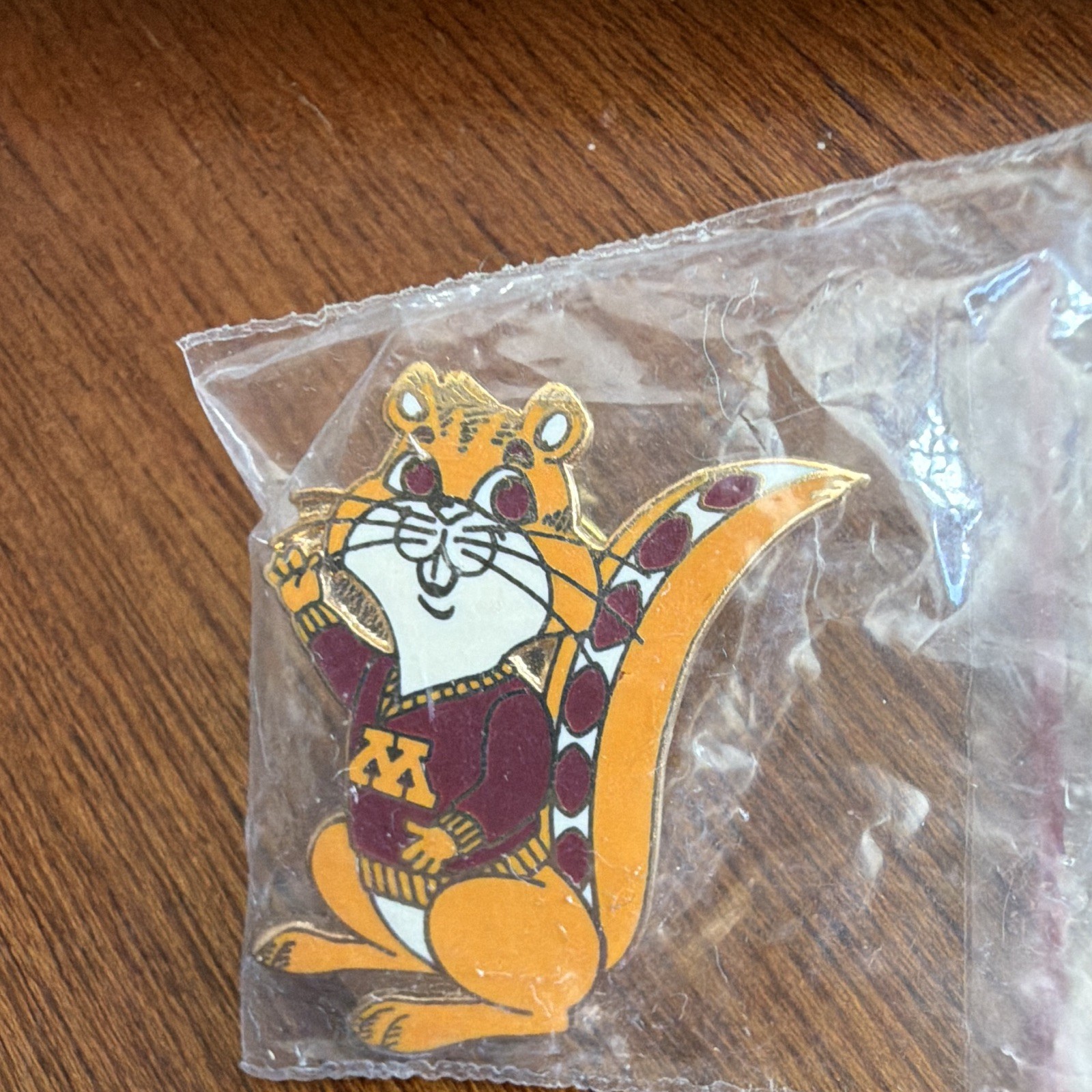 Vintage University of Minnesota Golden Gophers Mascot Enamel Pinback Lapel Pin Vintage University of Minnesota Golden Gophers Mascot Enamel Pinback Lapel Pin