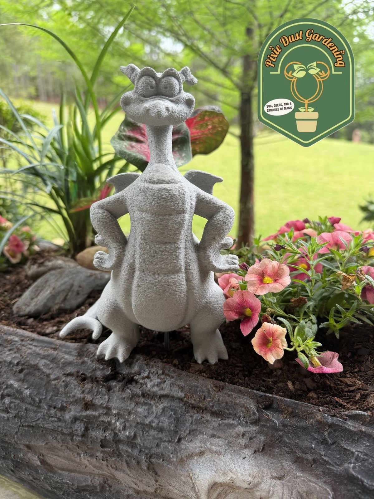 FIGMENT Disney Garden Statue - Flower Decor Festival Epcot Parks Outdoor Gift FIGMENT Disney Garden Statue - Flower Decor Festival Epcot Parks Outdoor Gift
