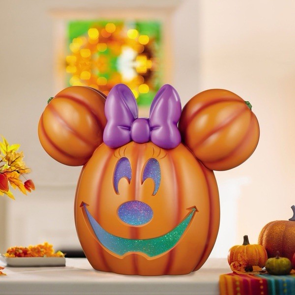 Disney Costco Minnie Pumpkin Light Up Music Jack O Lantern Halloween New in Box Disney Costco Minnie Pumpkin Light Up Music Jack O Lantern Halloween New in Box