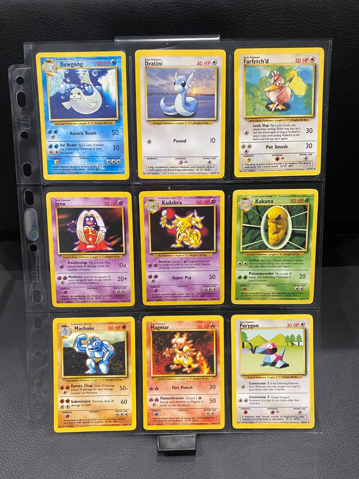 Original Base Set - Vintage 1999 Pokemon Cards Bundle - No duplicates x50