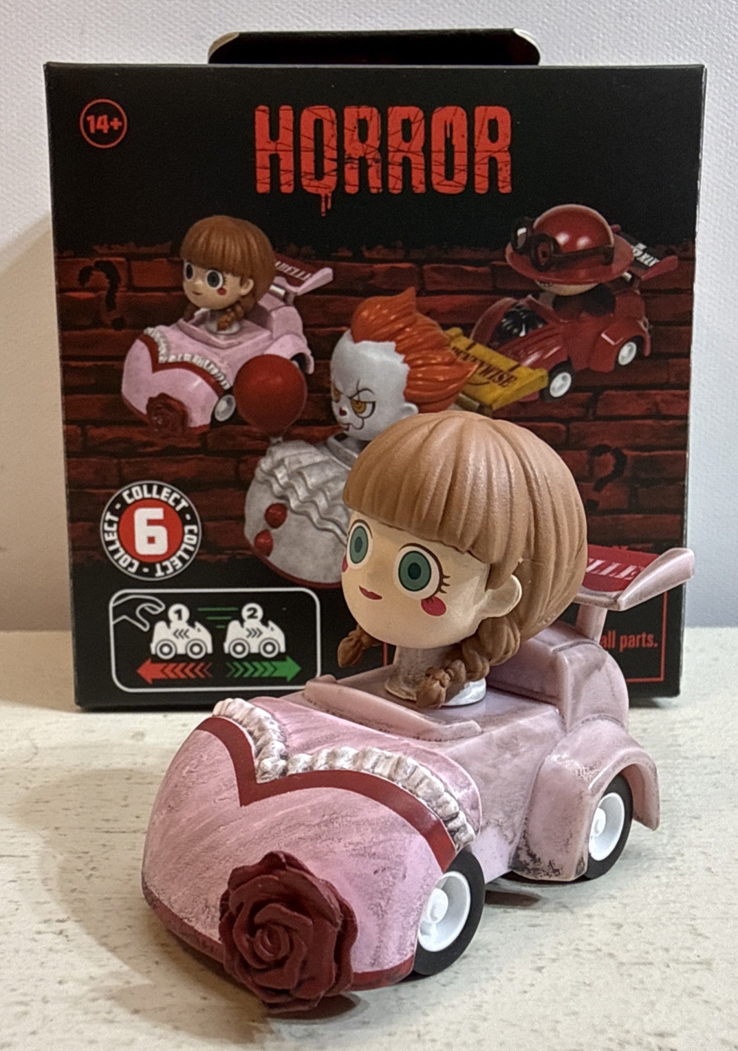 Beast Kingdom ANNABELLE YuMe Pull Back Car WB Horror NEW Open Box