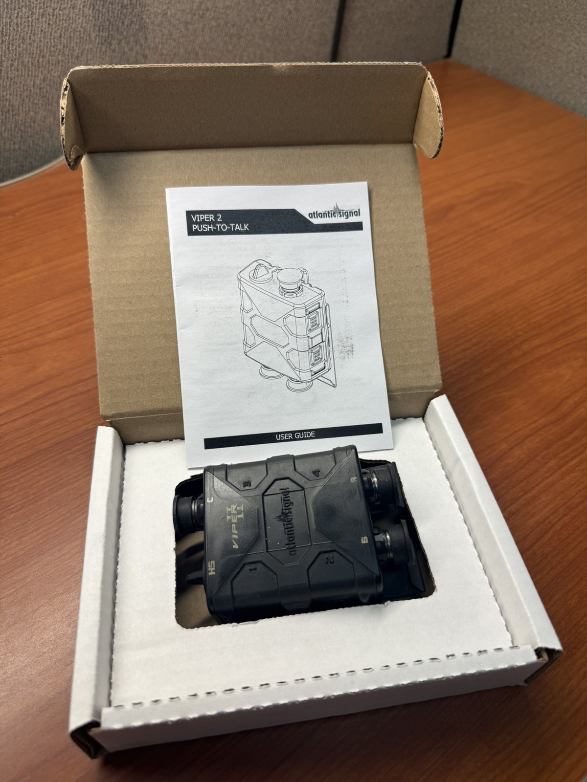 Atlantic Signal VIPER II PN PTT.VP2.5C Push To Talk Dual Radio Chat, Molle Atlantic Signal VIPER II PN PTT.VP2.5C Push To Talk Dual Radio Chat, Molle