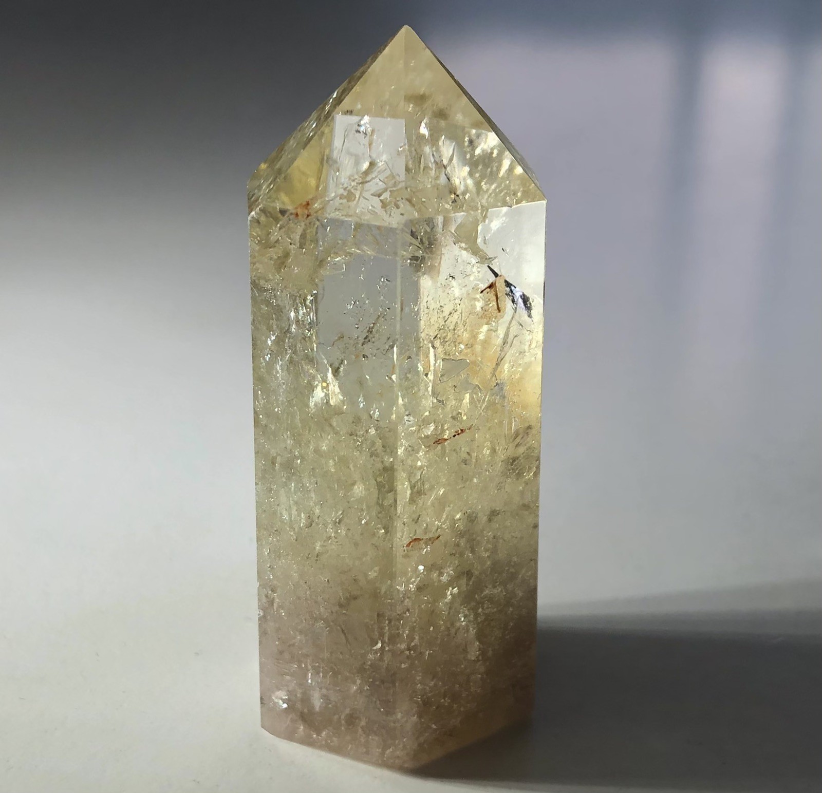 Perfect Citrine Point Crystal Natural Specimen Wealth Success Manifestation Perfect Citrine Point Crystal Natural Specimen Wealth Success Manifestation