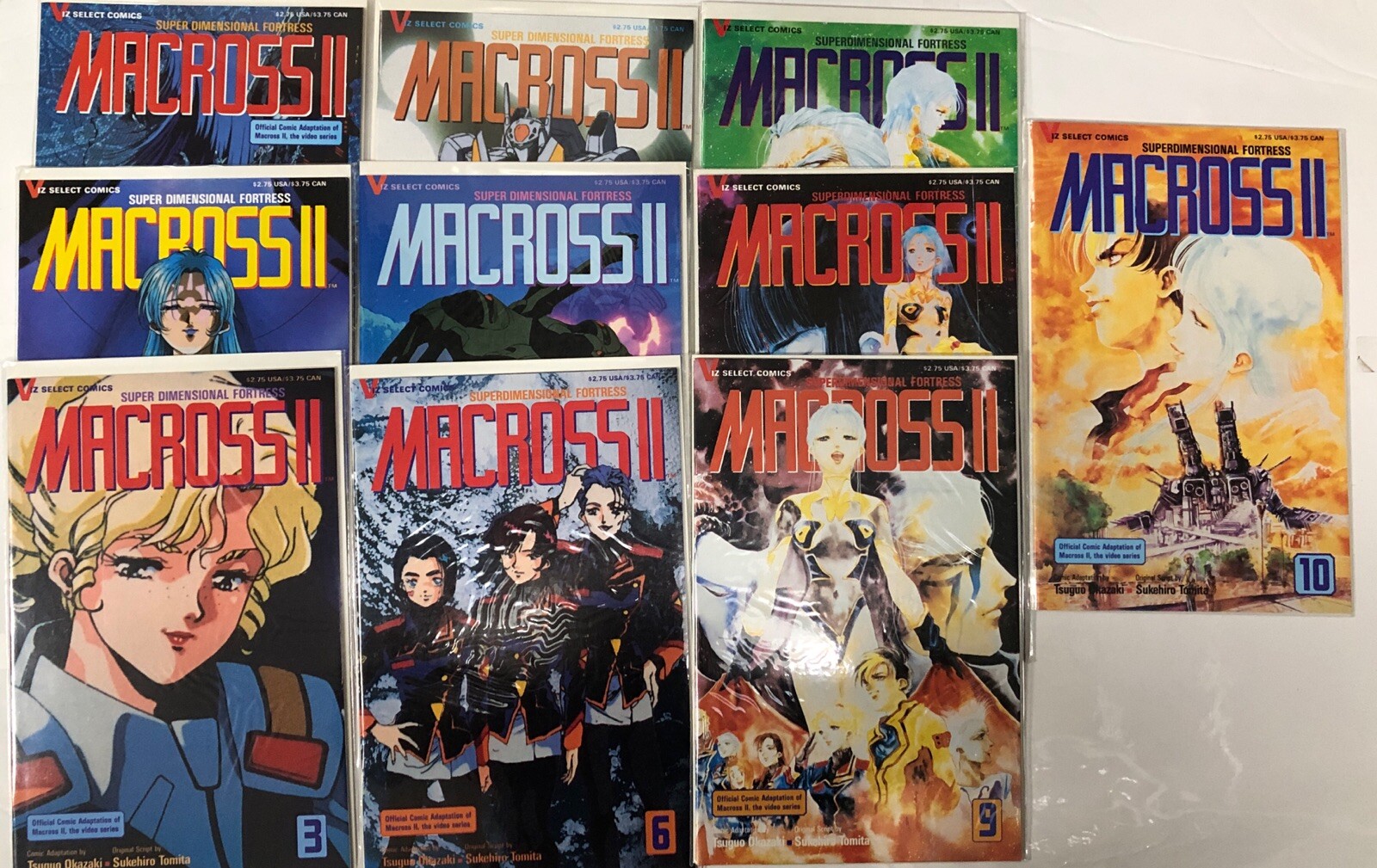 Robotech Return To Macross (1992) Set Issue # 1-10 • Vis Select Comics • Okazaki Robotech Return To Macross (1992) Set Issue # 1-10 • Vis Select Comics • Okazaki
