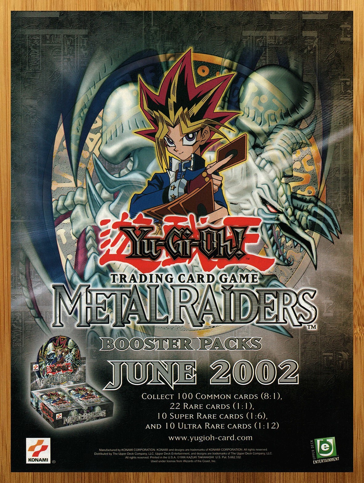 2002 Yu-Gi-Oh Metal Raiders Print Ad/Poster Official CCG TCG Card Game Art 00s 2002 Yu-Gi-Oh Metal Raiders Print Ad/Poster Official CCG TCG Card Game Art 00s
