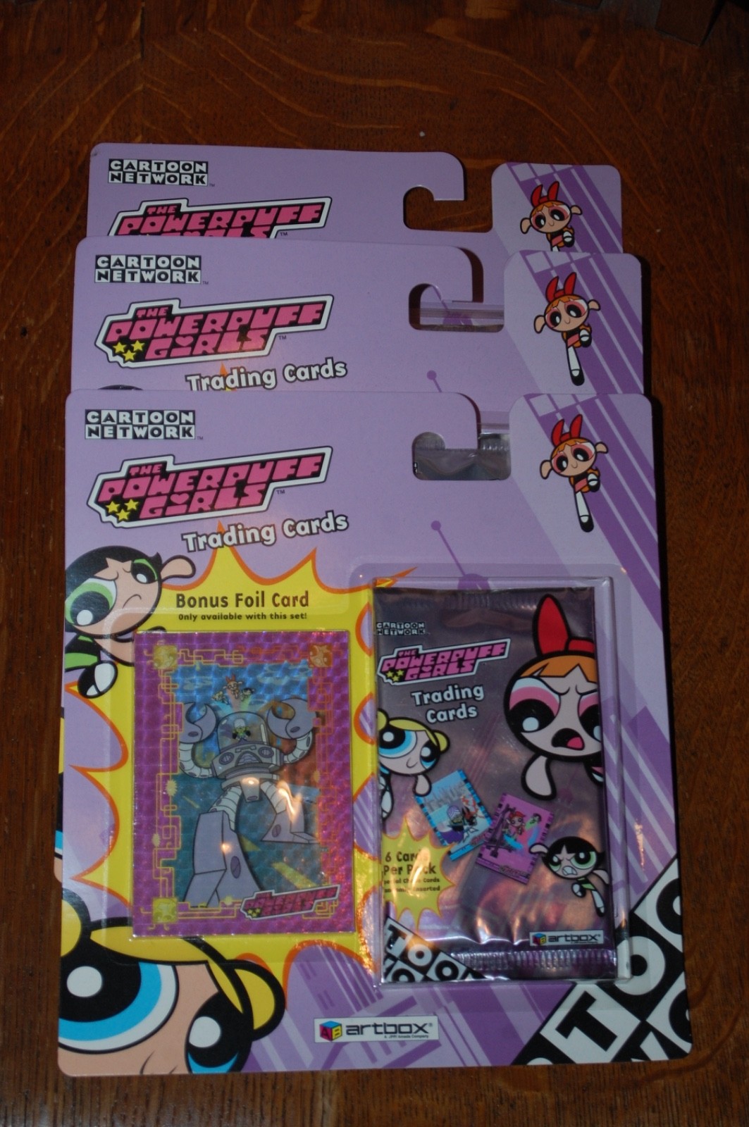 Powerpuff Girls 3X Blisters 6X Total Packs-Bonus Foil Cards-Sealed Brand New Powerpuff Girls 3X Blisters 6X Total Packs-Bonus Foil Cards-Sealed Brand New