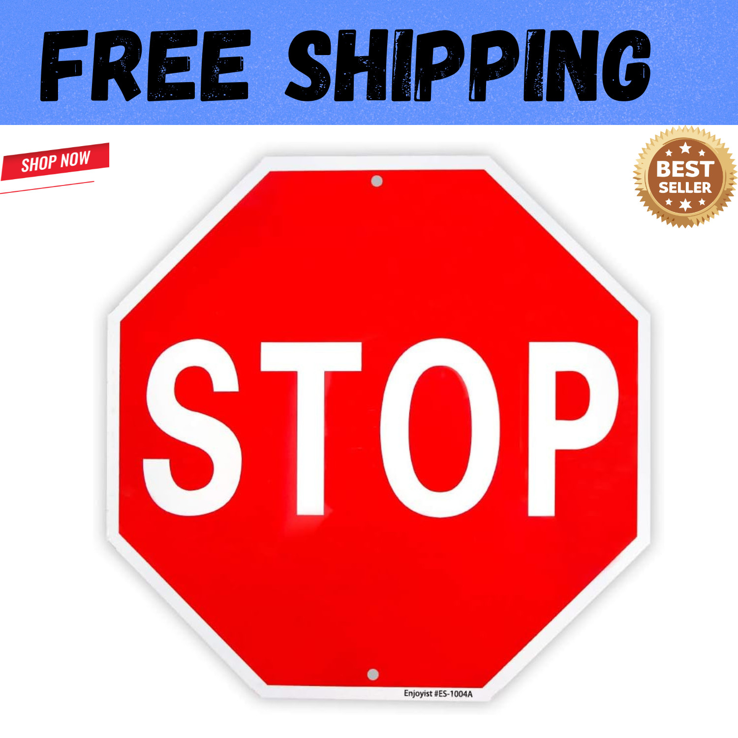Stop Sign Street Slow Warning Sign 12"X 12" 40 Mil Rust Free Aluminum – Reflecti Stop Sign Street Slow Warning Sign 12"X 12" 40 Mil Rust Free Aluminum – Reflecti