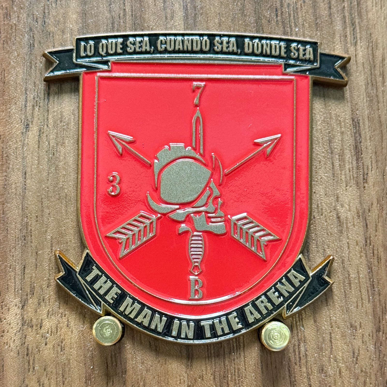 3rd Battalion 7th Special Forces Group "Man in the Arena" Challenge Coin W#3 3rd Battalion 7th Special Forces Group "Man in the Arena" Challenge Coin W#3