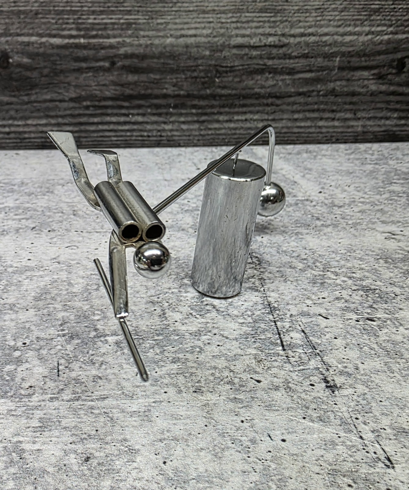 Vintage 1977 Otagiri Japan Spearfishing Scuba Diver Kinetic Balance Desk Toy Vintage 1977 Otagiri Japan Spearfishing Scuba Diver Kinetic Balance Desk Toy