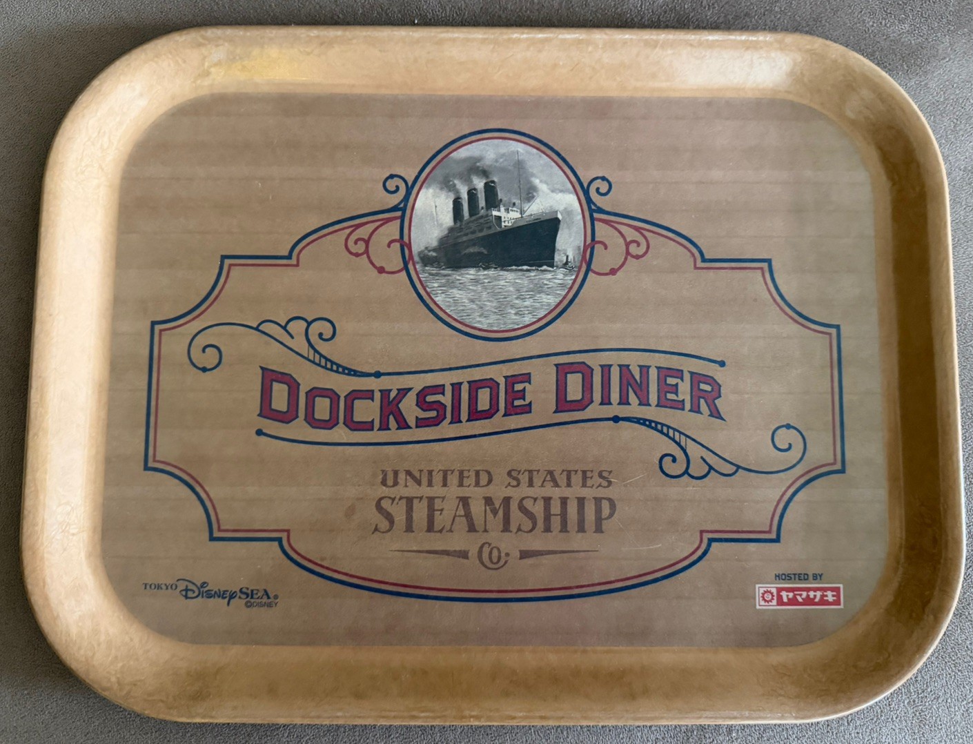 Tokyo DisneySea Park Used Authentic Tray Dockside Diner RARE Disney Disneyland Tokyo DisneySea Park Used Authentic Tray Dockside Diner RARE Disney Disneyland