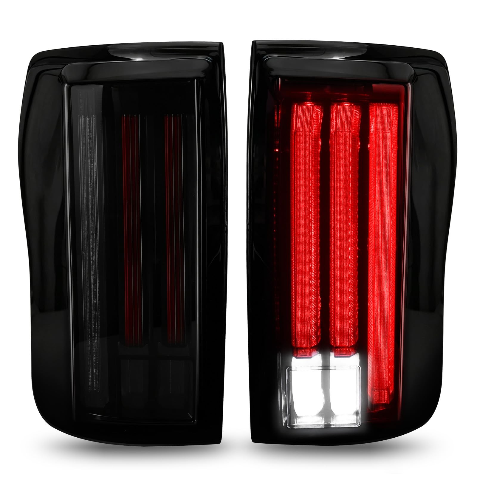 Smoked Black LED Tail Lights for 2007-2013 Toyota Tundra, Plug & Play, One Pair Smoked Black LED Tail Lights for 2007-2013 Toyota Tundra, Plug & Play, One Pair