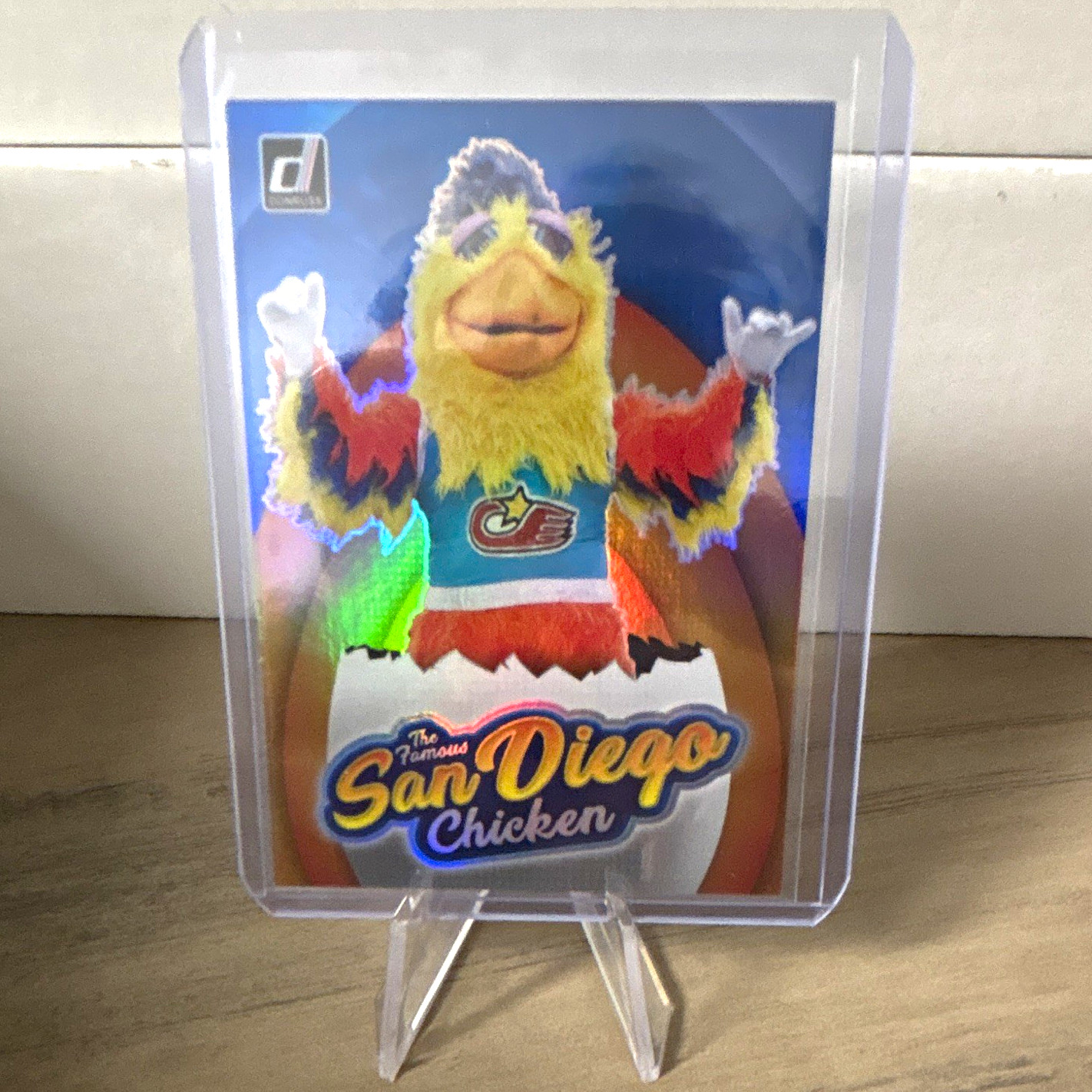 Panini 2022 Donruss Baseball The Famous San Diego Chicken Hologram #FSDC-TG Panini 2022 Donruss Baseball The Famous San Diego Chicken Hologram #FSDC-TG