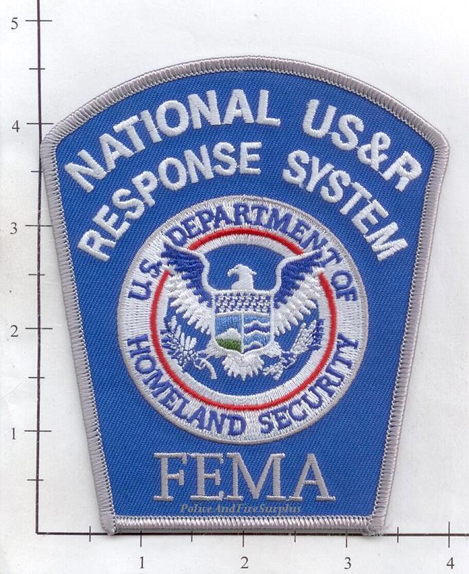 United States - FEMA National US&R Response System Fire Dept Patch v2 United States - FEMA National US&R Response System Fire Dept Patch v2