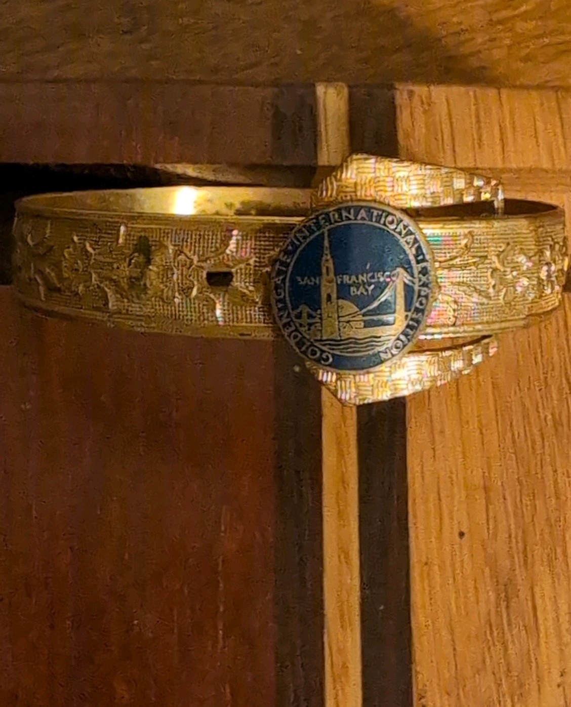 1939 SF Golden Gate International Exhibition Child Bracelet Souvenir Collectible 1939 SF Golden Gate International Exhibition Child Bracelet Souvenir Collectible