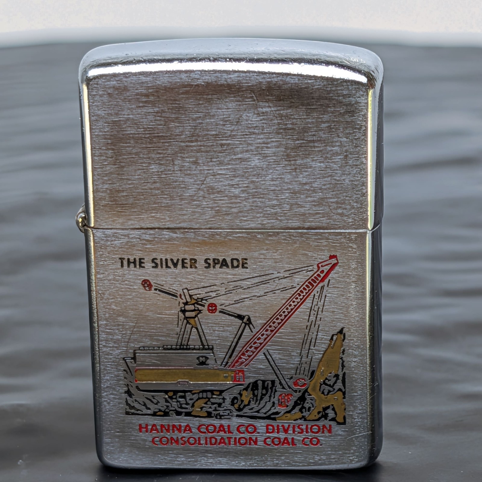 Zippo Lighter 1964 Vintage Hanna Coal Co Silver Spade Patent Bottom Used ⛏️ Zippo Lighter 1964 Vintage Hanna Coal Co Silver Spade Patent Bottom Used ⛏️