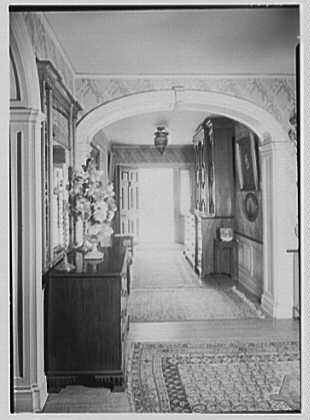 Photo:Ardmore Pennsylvania 1945 Stout Residence Entrance Hall to Garden Photo:Ardmore Pennsylvania 1945 Stout Residence Entrance Hall to Garden