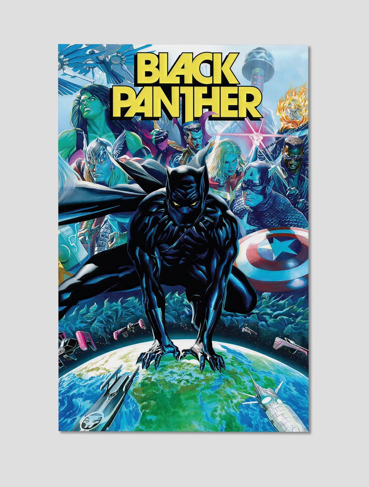 Black Panther The Long Shadow Cabal Giclee Print Poster 11x17 Marvel Wall Art Black Panther The Long Shadow Cabal Giclee Print Poster 11x17 Marvel Wall Art