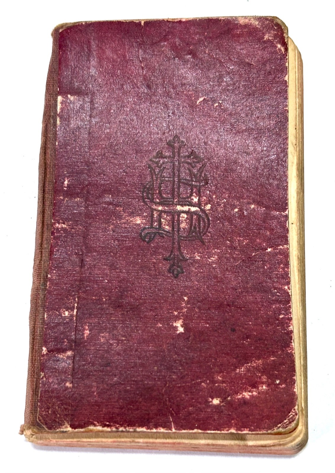 Antique 1917 French Catholic Pocket Prayer Book Petit Manuel Paroissial Mame