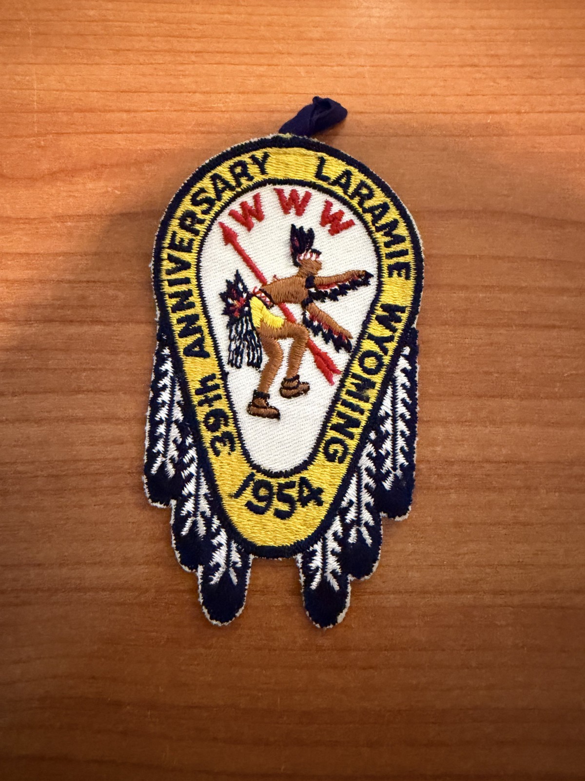 Vintage 1954 OA Original Participants NOAC Patch Wyoming REAL 39th Anv Vintage 1954 OA Original Participants NOAC Patch Wyoming REAL 39th Anv