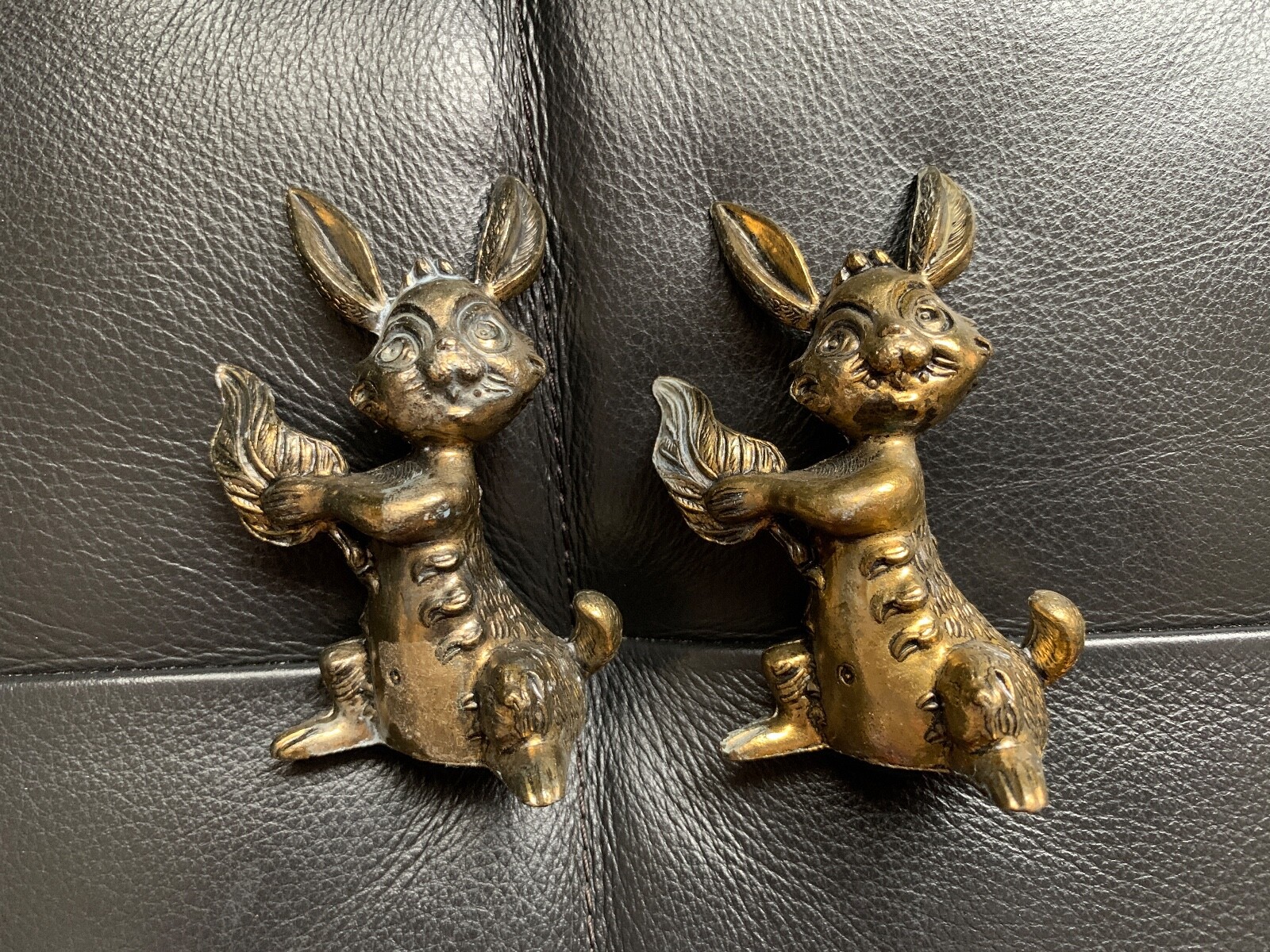 MCM-Vintage Mod Dep Made In Italy Cast Brass Rabbits -Modele Depose-1950’s-60’s MCM-Vintage Mod Dep Made In Italy Cast Brass Rabbits -Modele Depose-1950’s-60’s