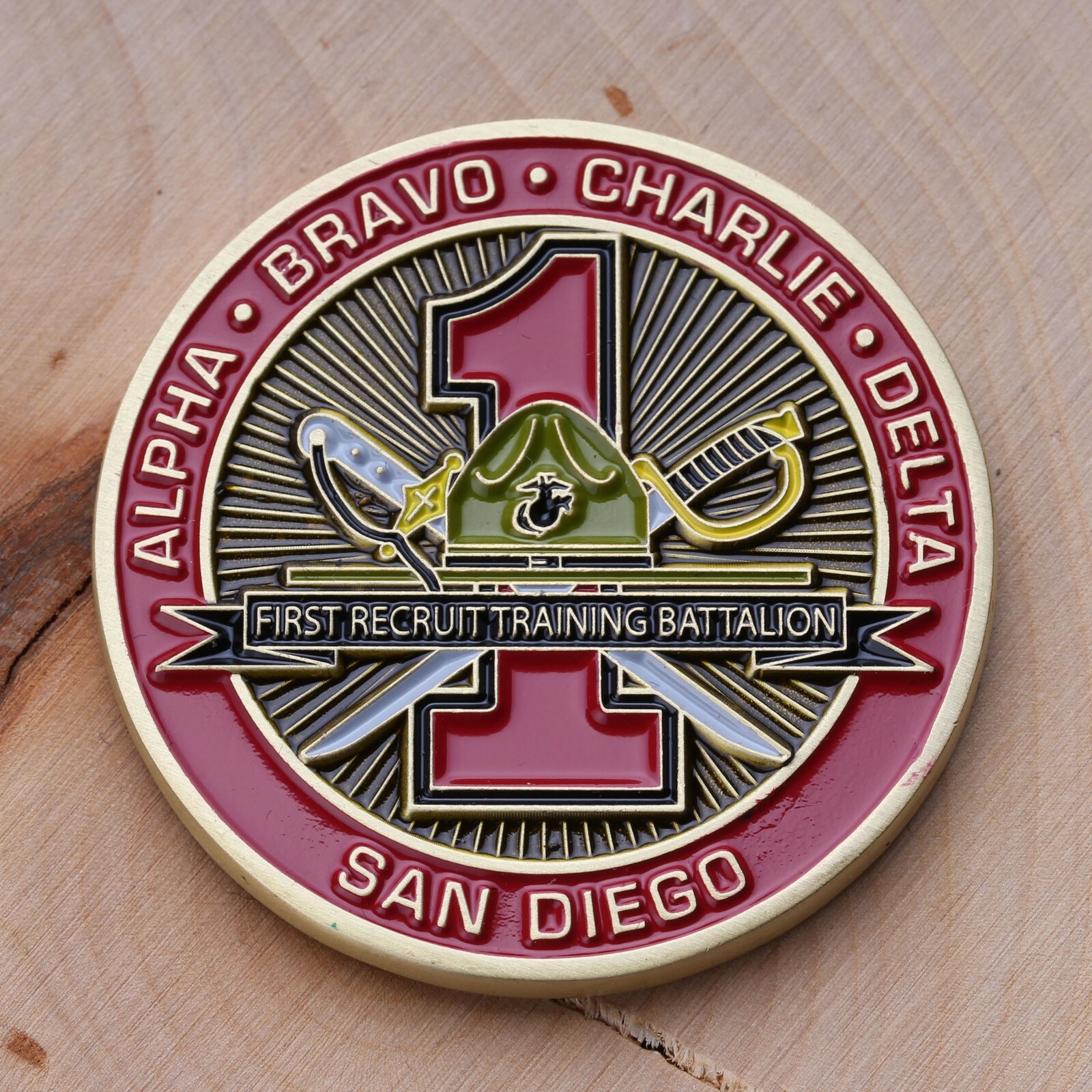 1st Recruit Training Battalion San Diego Challenge Coin 1st Recruit Training Battalion San Diego Challenge Coin