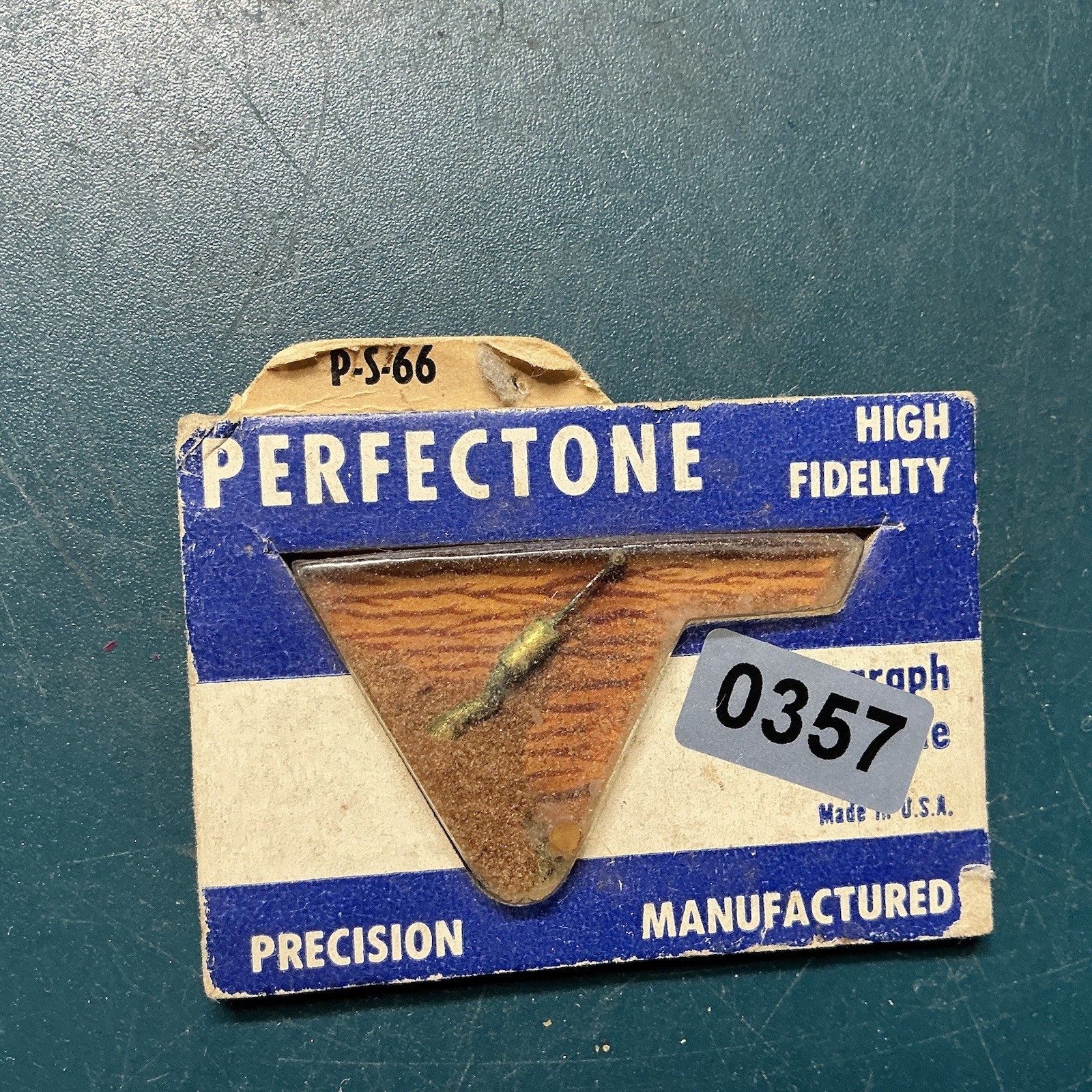 Vintage Perfectone Phonograph Sapphire Tip Needle, P-S-66 Vintage Perfectone Phonograph Sapphire Tip Needle, P-S-66
