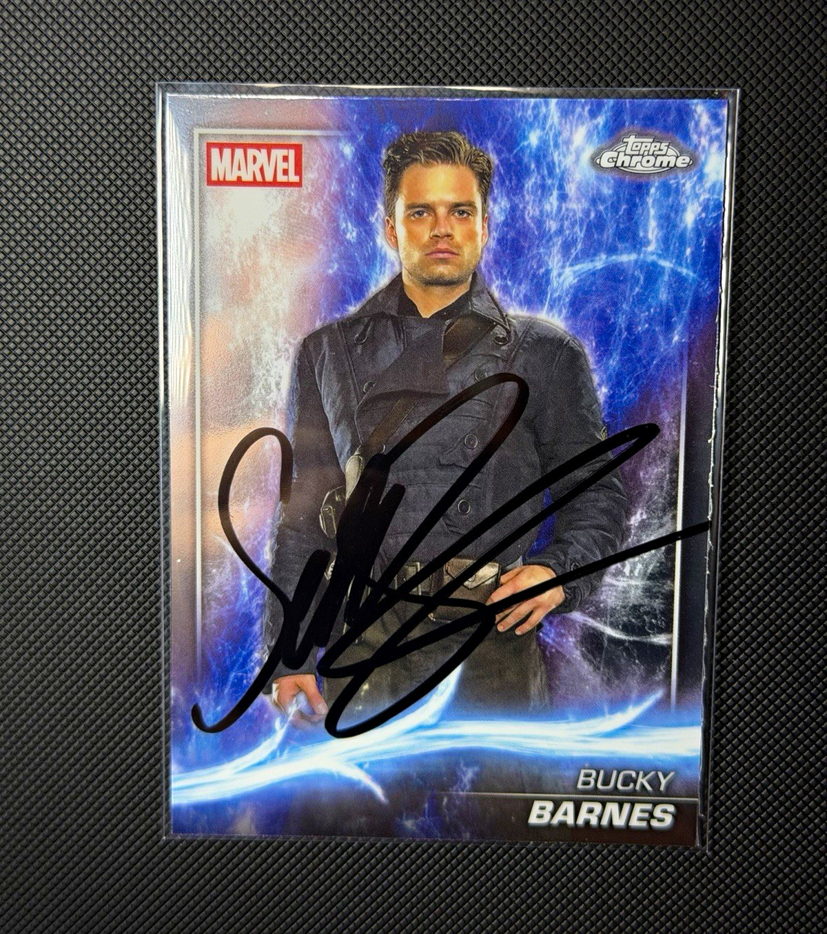 SEBASTIAN STAN Auto Bucky Barnes PHOTO PROOF 2025 Topps Chrome Marvel Studios#26 SEBASTIAN STAN Auto Bucky Barnes PHOTO PROOF 2025 Topps Chrome Marvel Studios#26