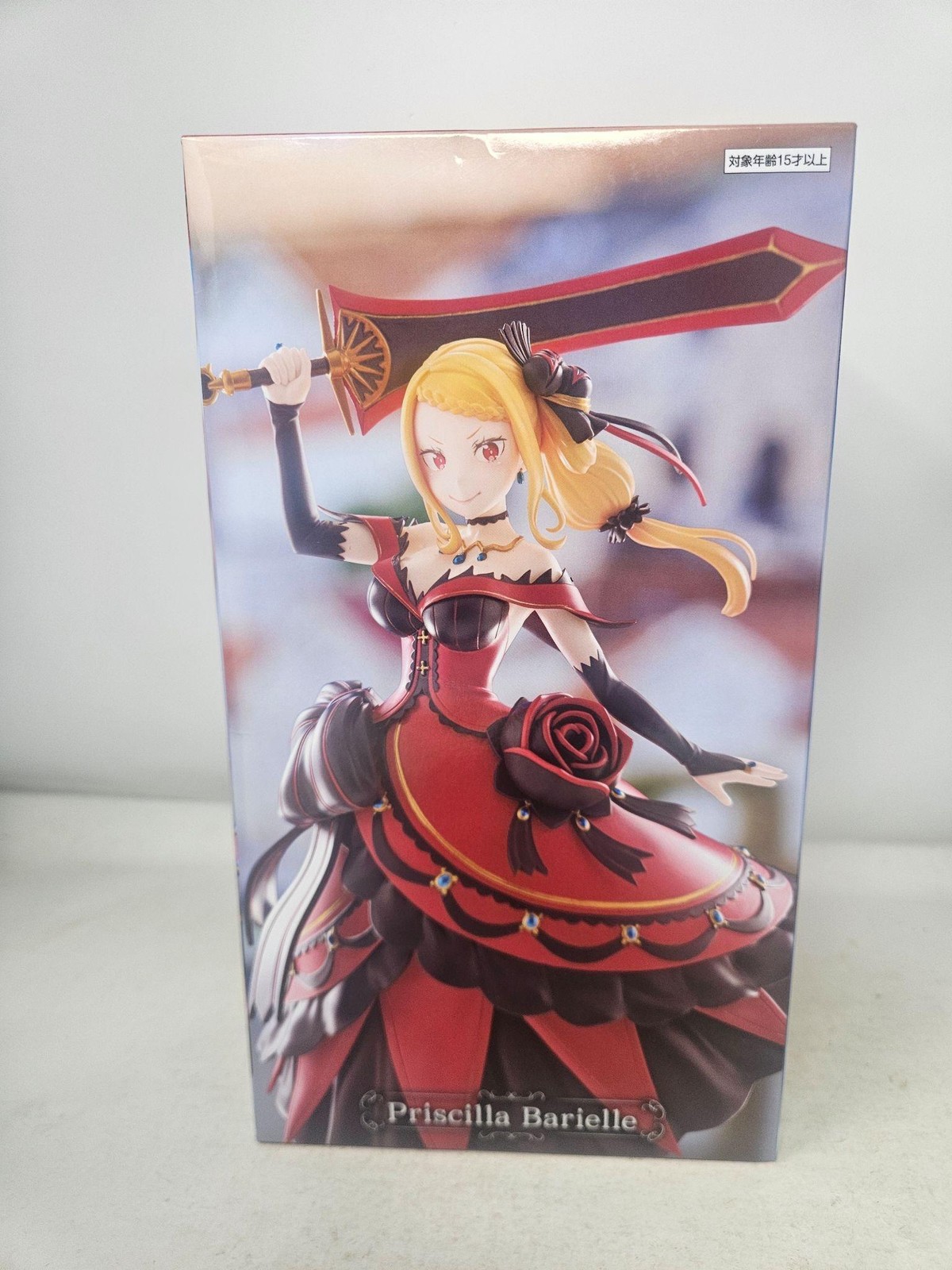 Re:Zero Priscilla Barielle 10th Anniversary GIGO Figure New Boxed Red Dress Re:Zero Priscilla Barielle 10th Anniversary GIGO Figure New Boxed Red Dress