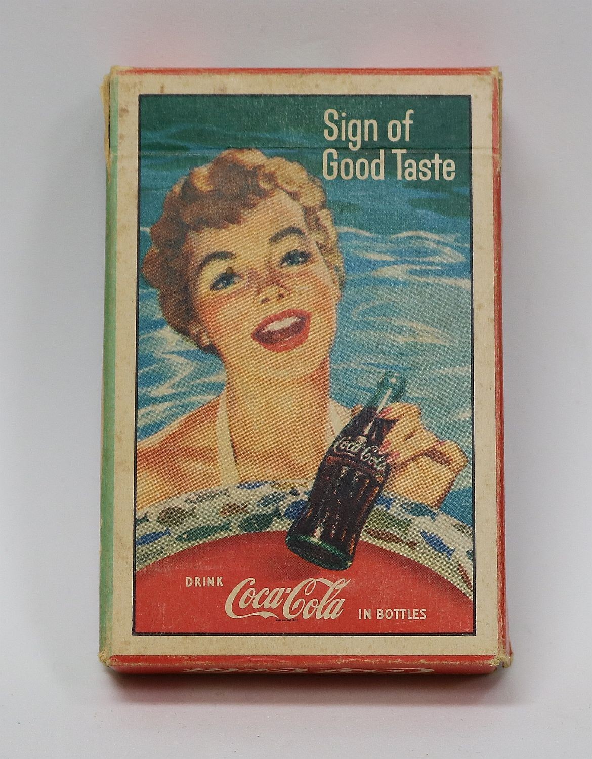1959 COCA COLA Vintage Playing Cards with Original Seal Stamp Rare. #2382D-5 1959 COCA COLA Vintage Playing Cards with Original Seal Stamp Rare. #2382D-5
