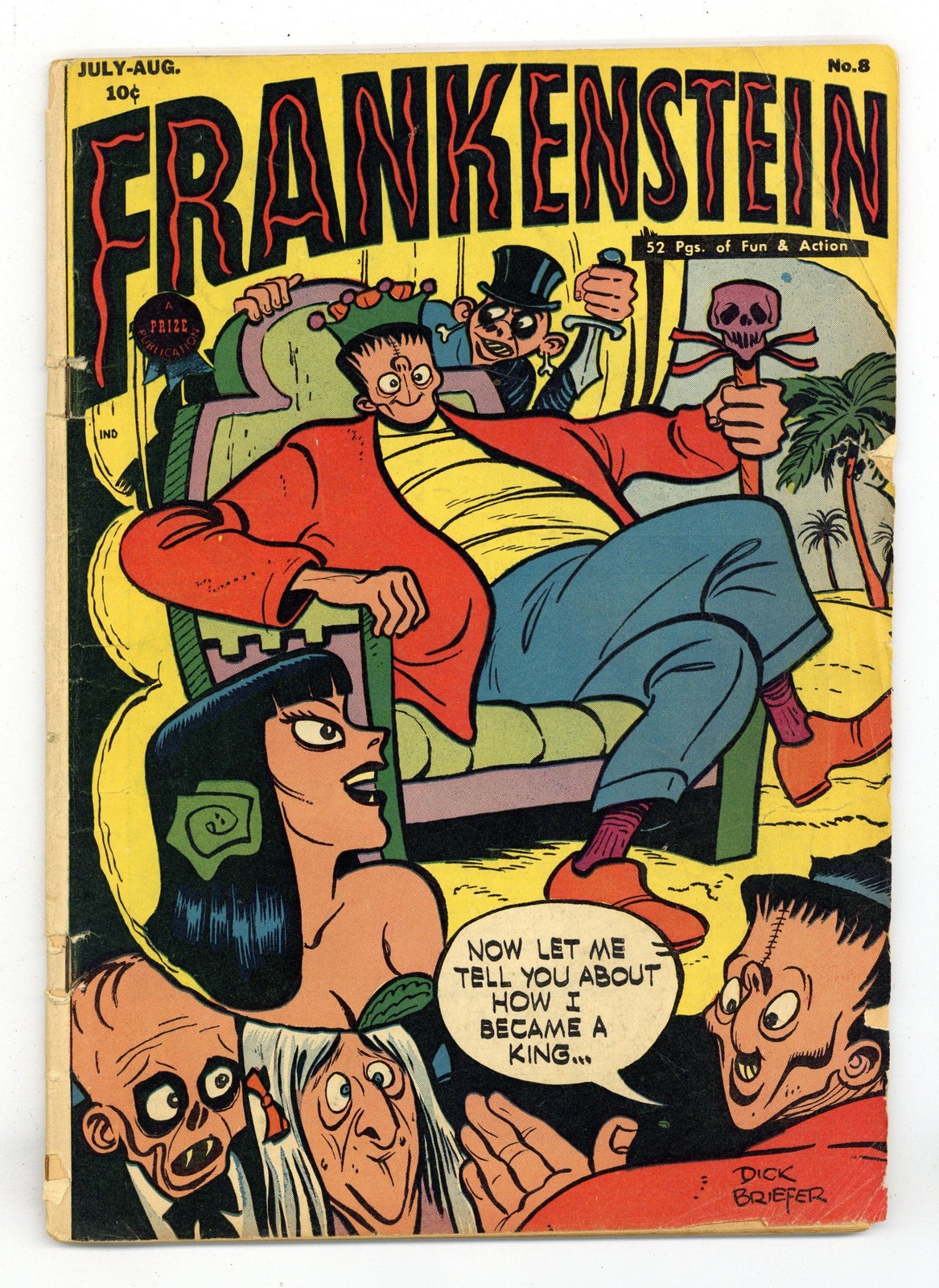 Frankenstein Comics #8 VG- 3.5 1947 Frankenstein Comics #8 VG- 3.5 1947