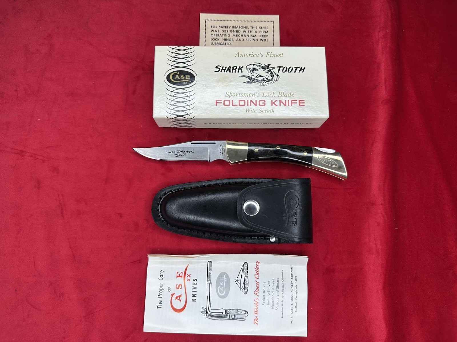 Vintage Case XX 2 Dot 1978 Shark Tooth Sportsmen’s Lock Back Knife P197 L SSP Vintage Case XX 2 Dot 1978 Shark Tooth Sportsmen’s Lock Back Knife P197 L SSP