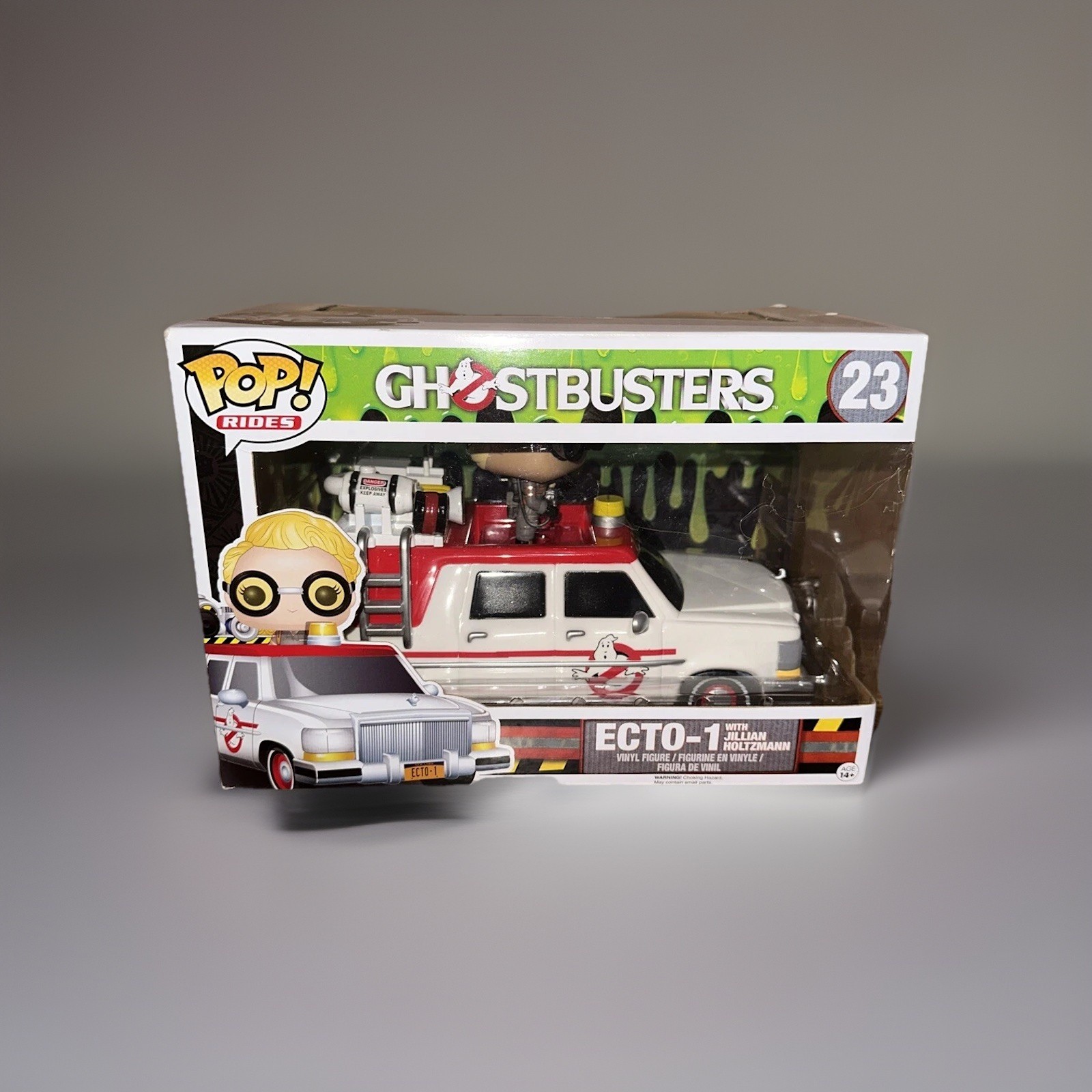 Funko Pop Rides: Ghostbusters - Dr. Jillian Holtzmann (w/ Ecto-1) #23 Funko Pop Rides: Ghostbusters - Dr. Jillian Holtzmann (w/ Ecto-1) #23