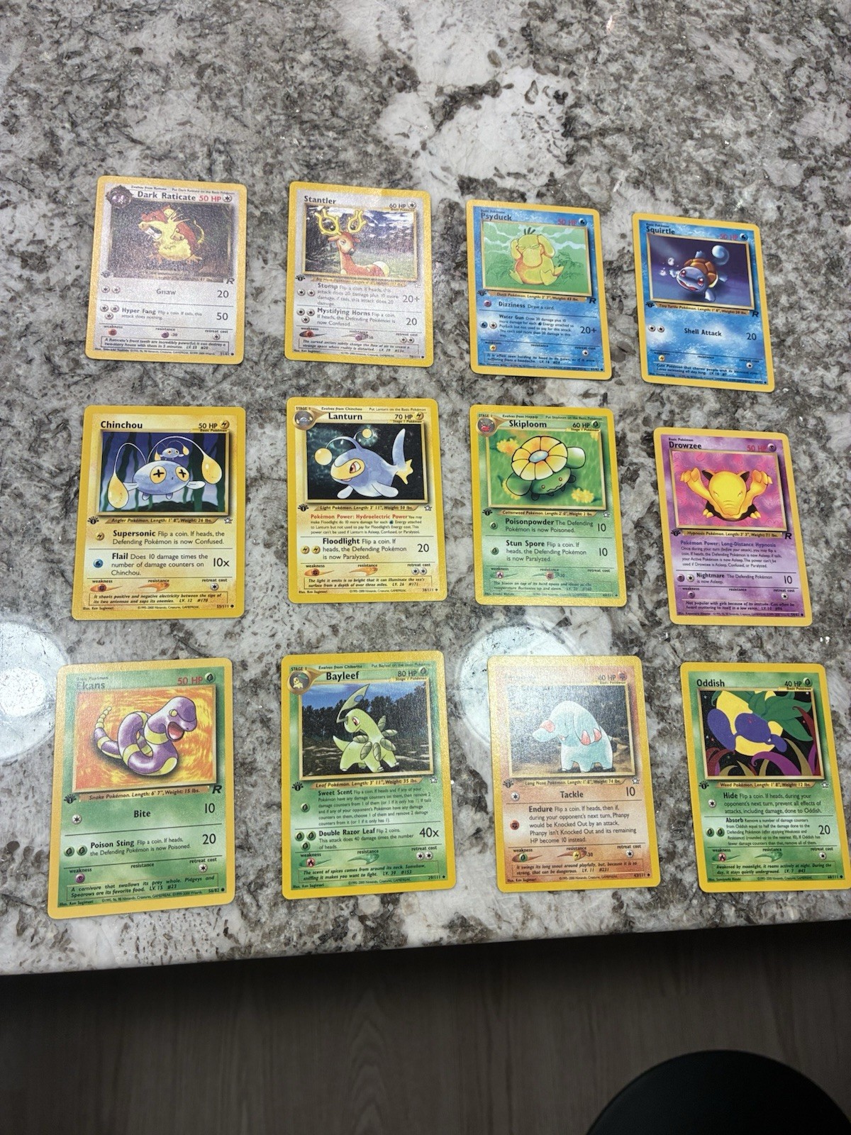 Pokémon TCG 12 First Edition Vintage Cards Pokémon TCG 12 First Edition Vintage Cards