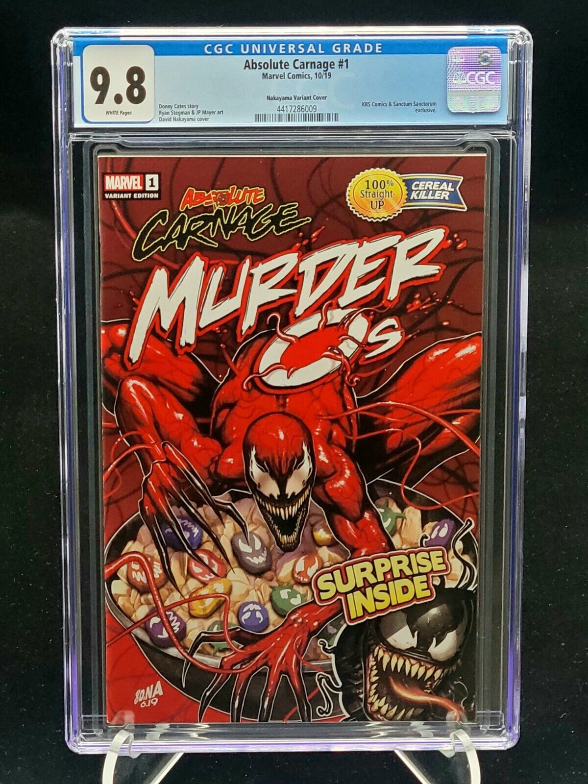 Absolute Carnage #1 [Variant] - CGC 9.8