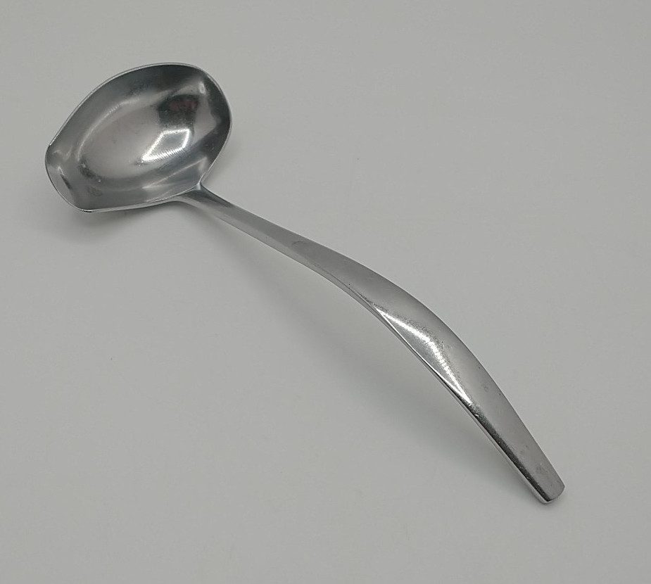 Dansk Variation V Gravy Ladle IHQ Denmark 6 3/4" Stainless Serving Spoon 