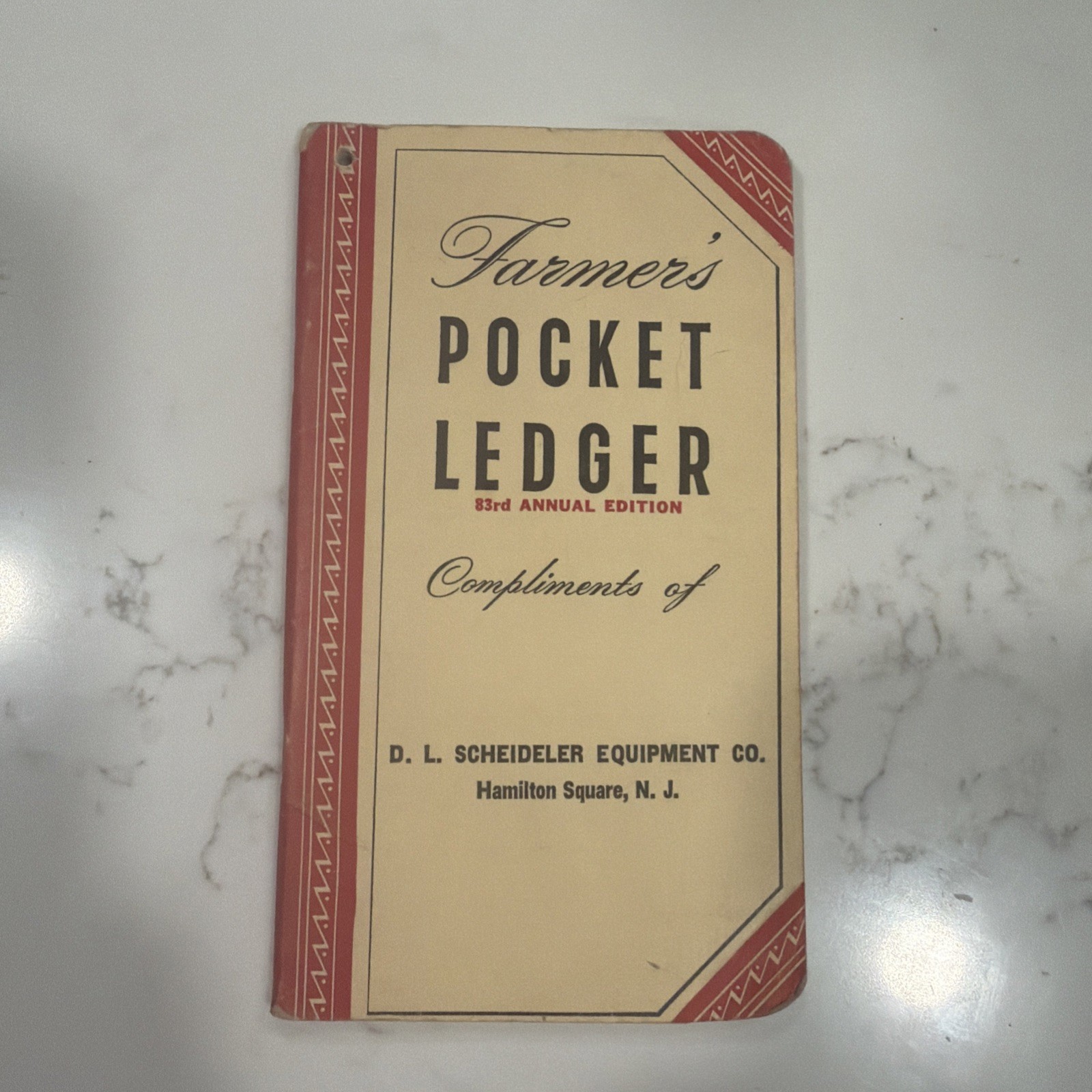 Vintage NOS 1948-49 John Deere Farmers Pocket Ledger 82nd Edition Lawrence KS Vintage NOS 1948-49 John Deere Farmers Pocket Ledger 82nd Edition Lawrence KS