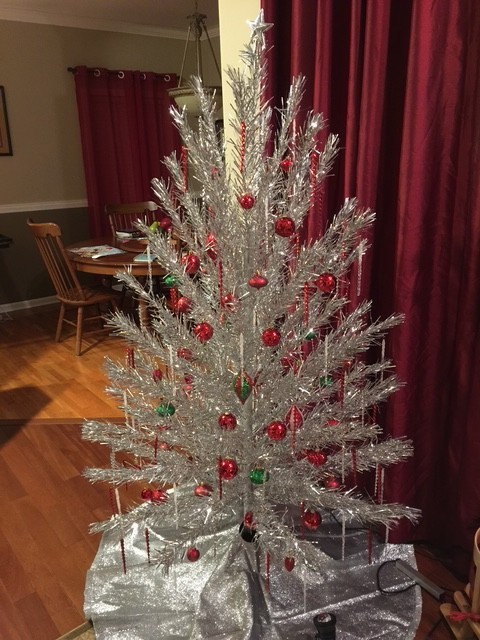 Evergleam 6 ft Aluminum Christmas Tree - Vintage 1966 Evergleam 6 ft Aluminum Christmas Tree - Vintage 1966