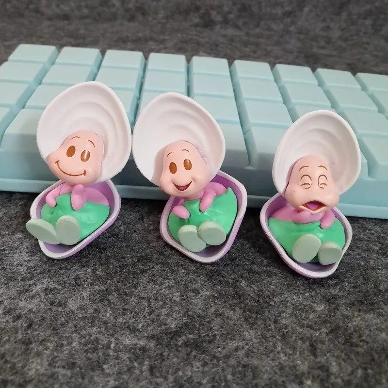 Disney Alice in Wonderland 3PCS Baby Oyster Shell Set Collection Figurine Toys Disney Alice in Wonderland 3PCS Baby Oyster Shell Set Collection Figurine Toys