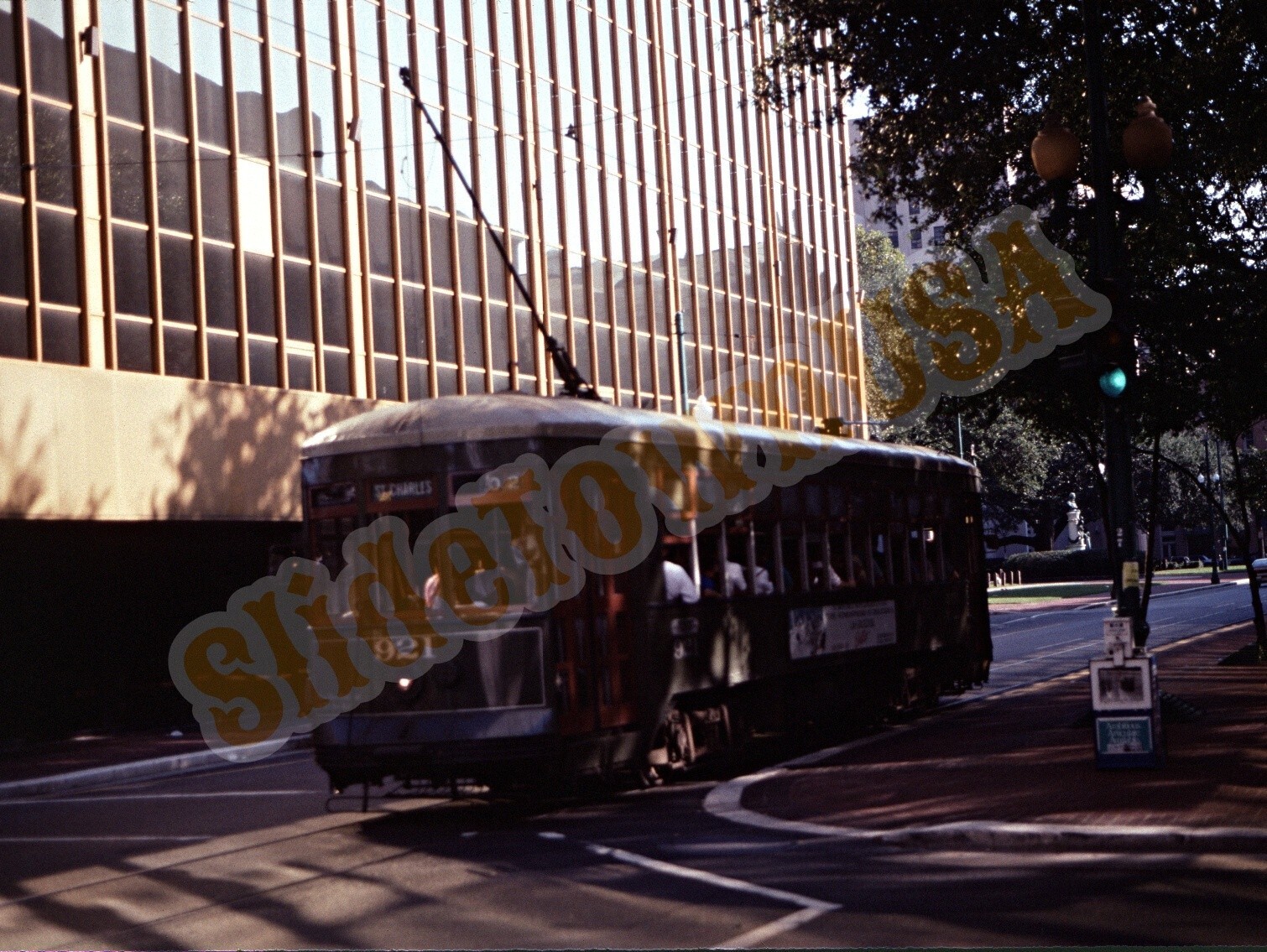 Vtg 1995 Train Slide Trolley / Streetcar Slide 921 RTA Y2I153 Vtg 1995 Train Slide Trolley / Streetcar Slide 921 RTA Y2I153