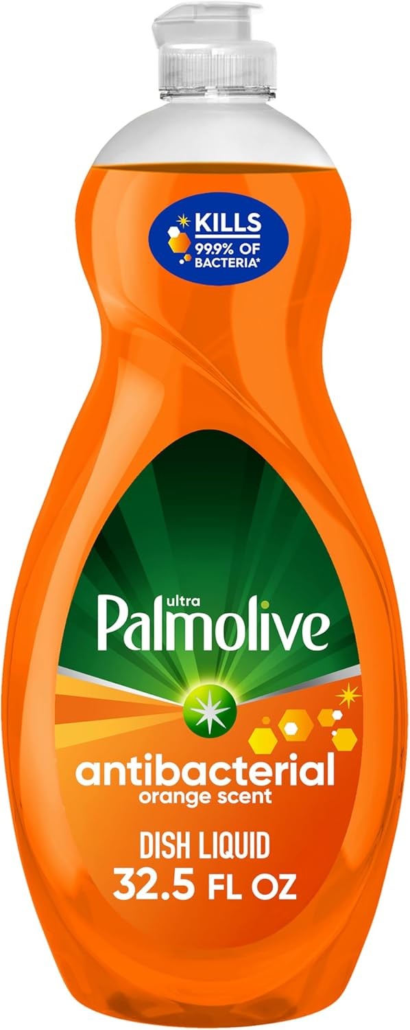 Ultra Concentrated Antibacterial Liquid Dish Soap, Orange Scent, 32.5 Fluid Ultra Concentrated Antibacterial Liquid Dish Soap, Orange Scent, 32.5 Fluid